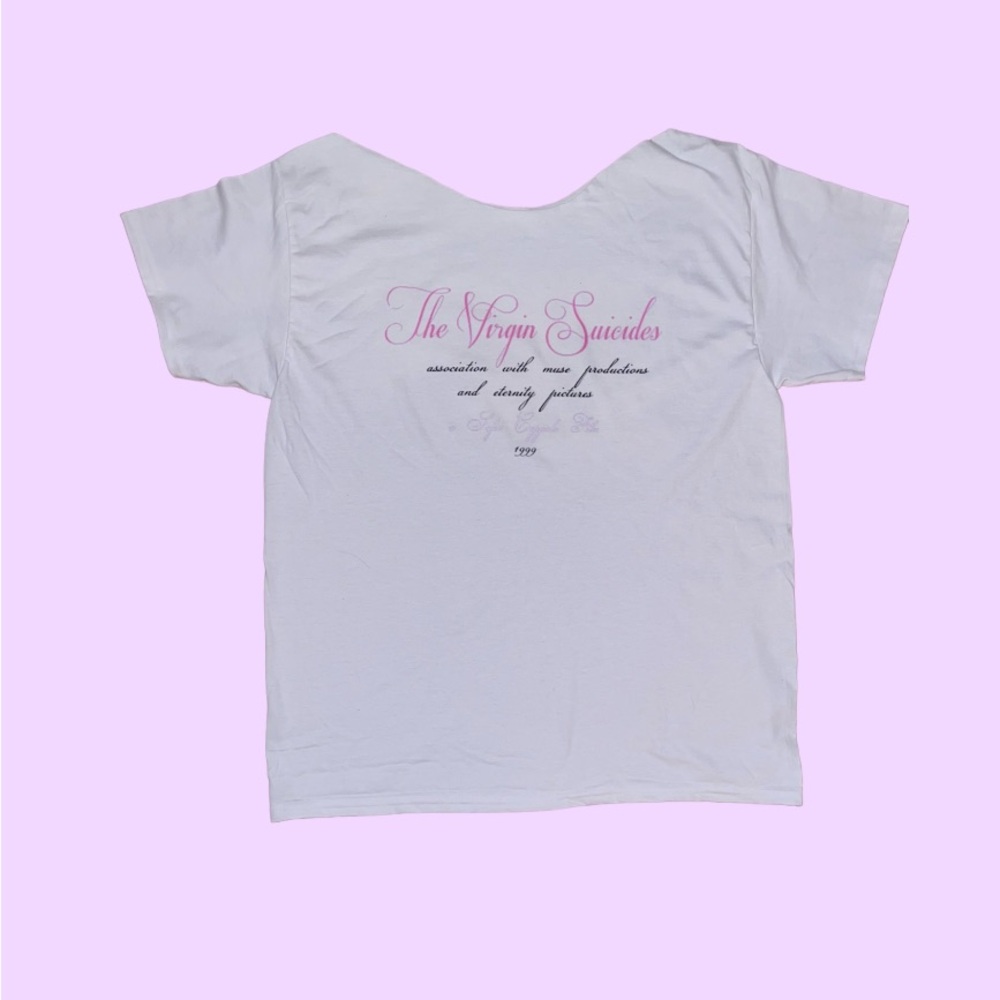 The Virgin Suicides Off Shoulder T Shirt Dress